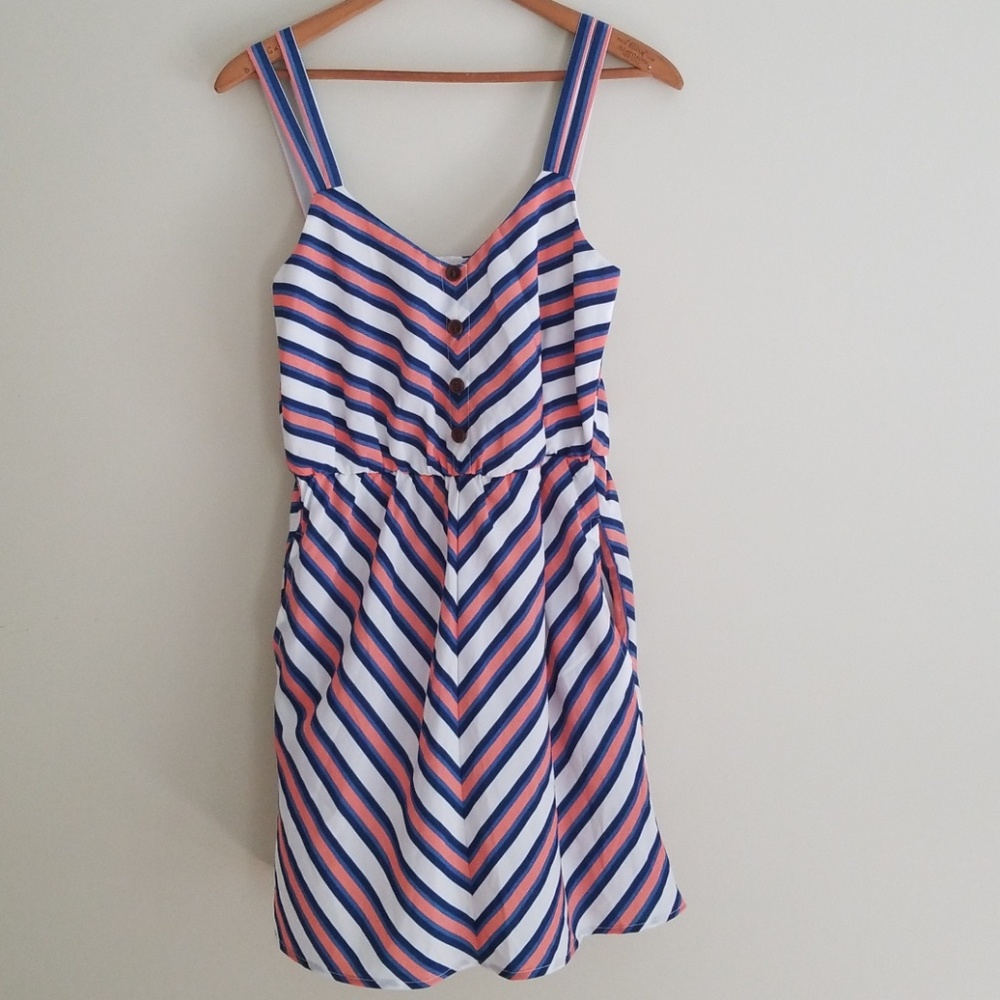 Mimi Chica chevron sleeveless dress